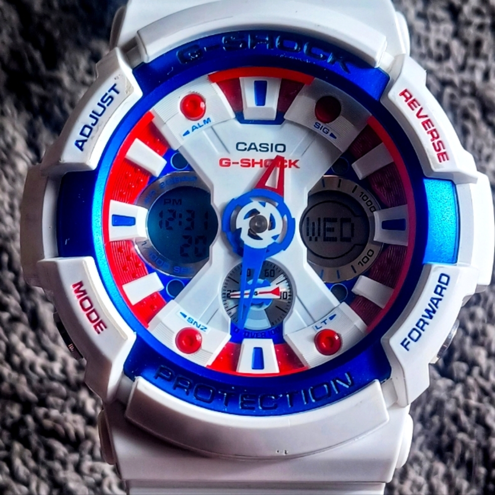 CASIO G-SHOCK GA-201 TRICOLOR